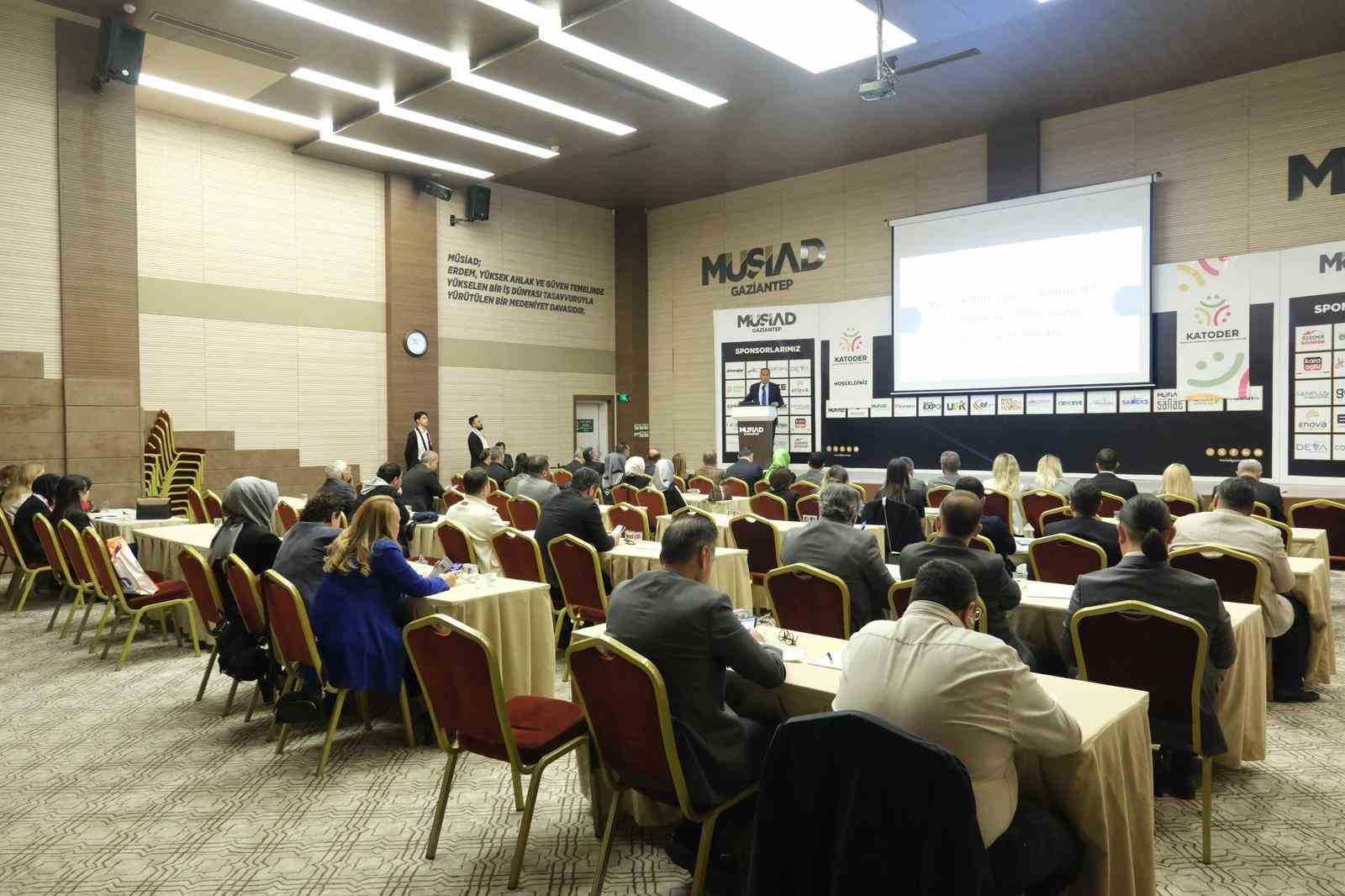 MÜSİAD GAZİANTEP ŞUBESİ TARAFINDAN, ULUSLARARASI KALKINMA TOPLUM VE DÜŞÜNCE DERNEĞİ (KATODER) İŞ...