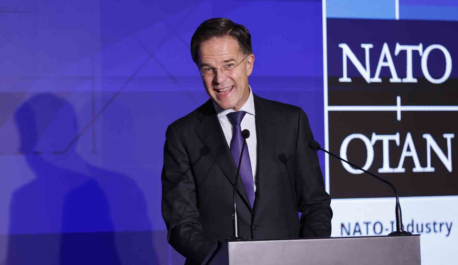 NATO GENEL SEKRETERİ RUTTE, ROMANYA'NIN BAŞKENTİ BÜKREŞ'TE DÜZENLENEN NATO SANAYİ FORUMU'NDA...