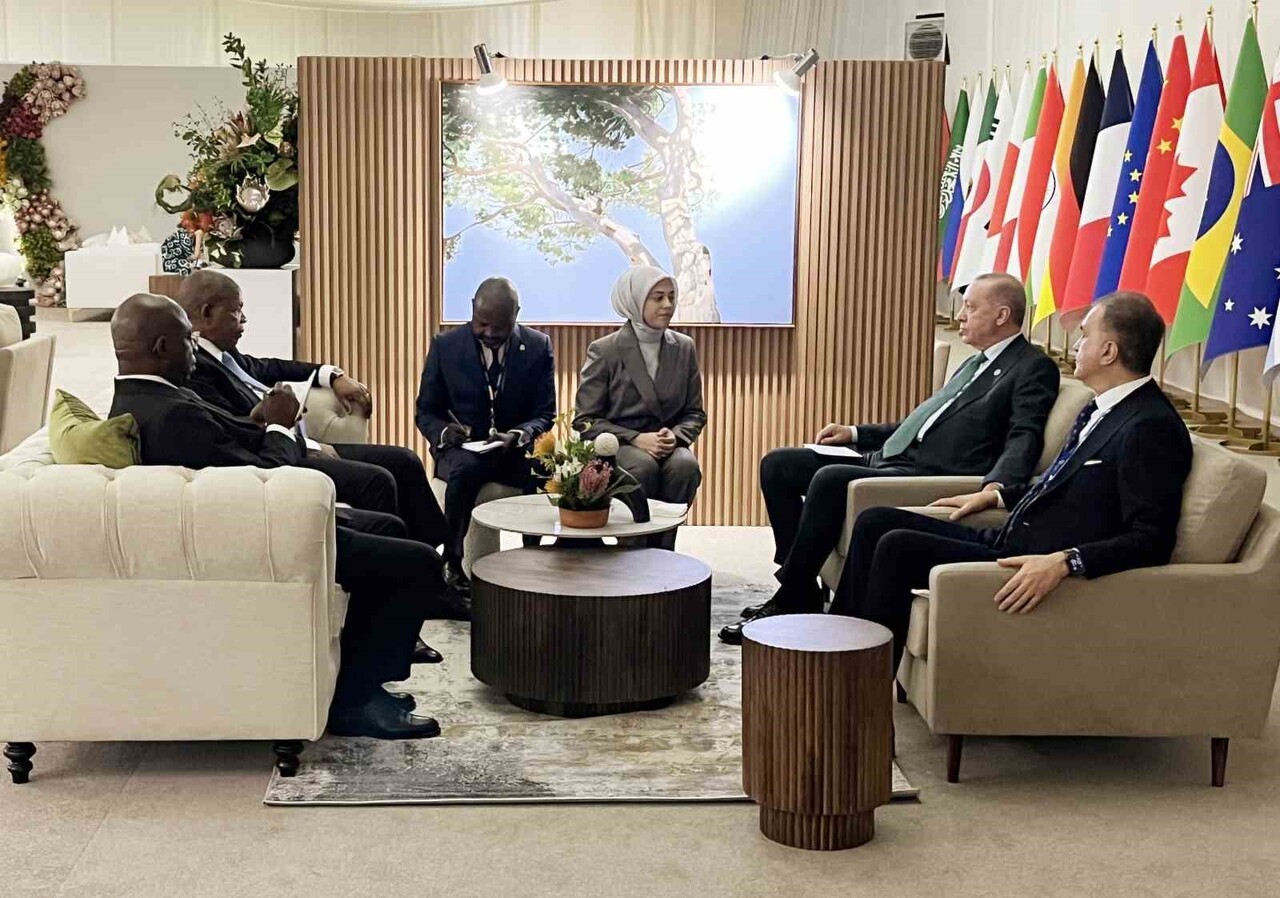 OHANNESBURG (İHA) - CUMHURBAŞKANI RECEP TAYYİP ERDOĞAN, G20 LİDERLER ZİRVESİ KAPSAMINDA, MEKSİKA...