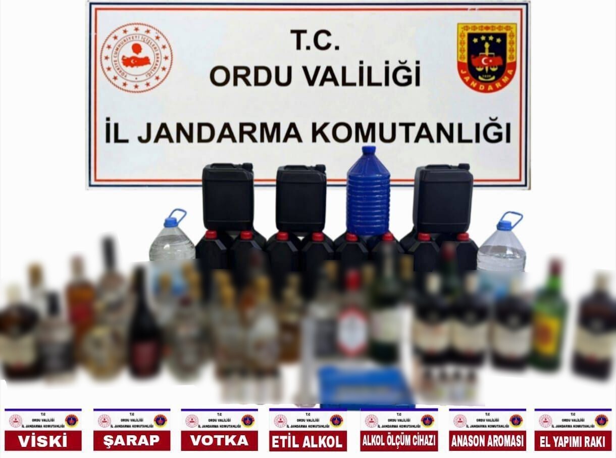 ORDU’DA JANDARMA EKİPLERİNİN SON BİR HAFTADA YÜRÜTTÜĞÜ ÇALIŞMALAR KAPSAMINDA ÇEŞİTLİ SUÇLARDAN...