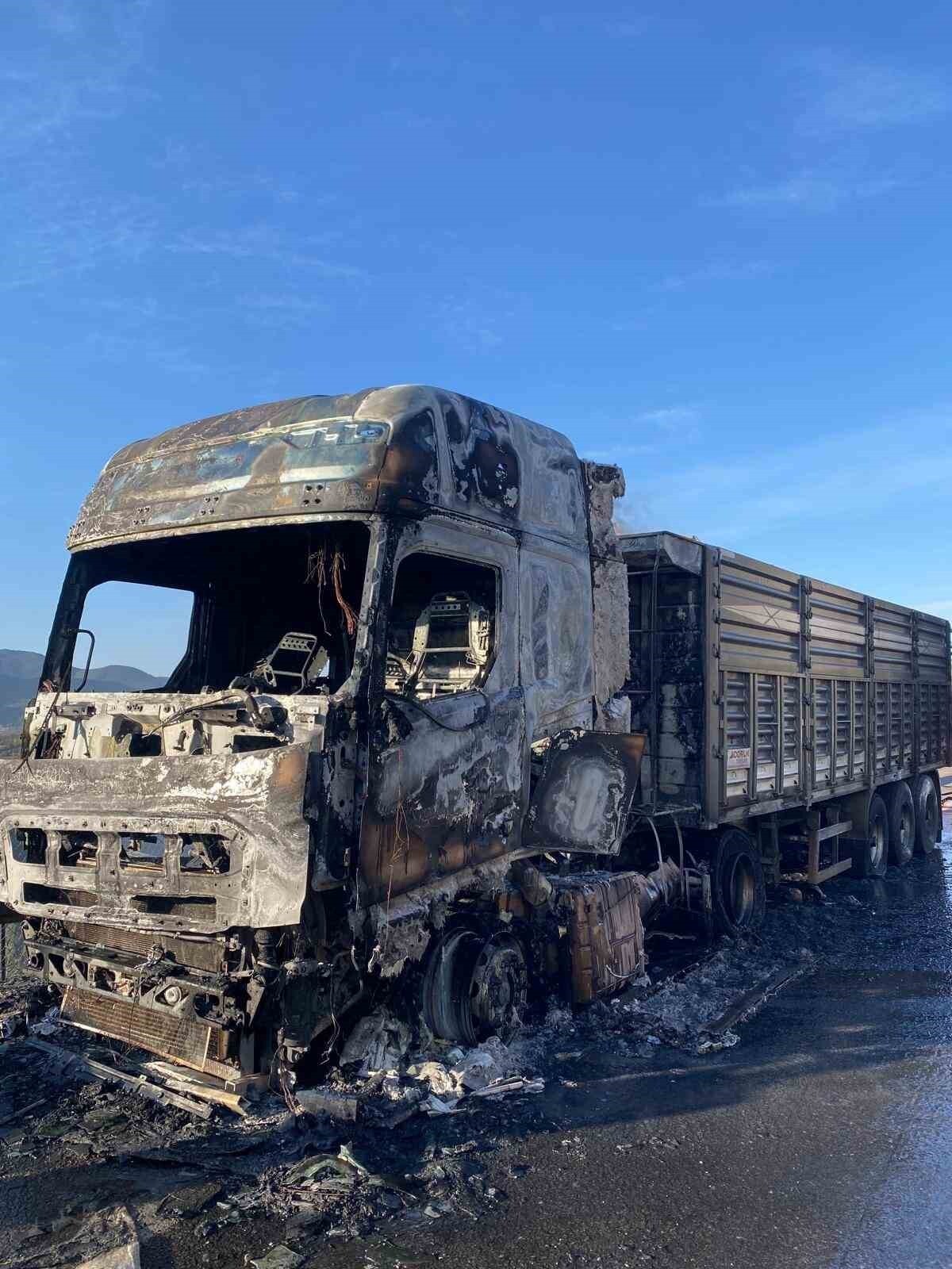 OSMANİYE DÜZİÇİ TIR YANGINI