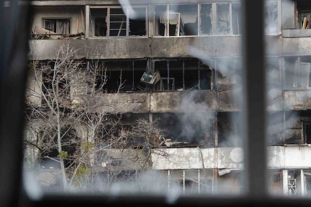 RUS ORDUSUNUN UKRAYNA'NIN BAŞKENTİ KİEV'E FÜZE VE İNSANSIZ HAVA ARAÇLARIYLA (İHA) GERÇEKLEŞTİRDİĞİ...