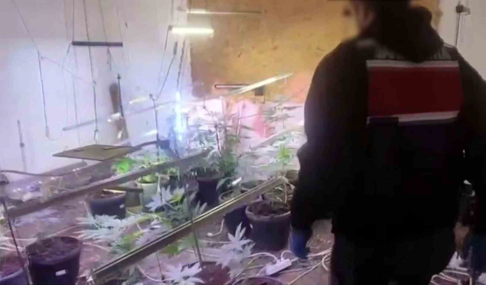 SAKARYA’DA JANDARMA EKİPLERİNCE UYUŞTURUCU SUÇLARIYLA MÜCADELE ÇERÇEVESİNDE DÜZENLENEN...