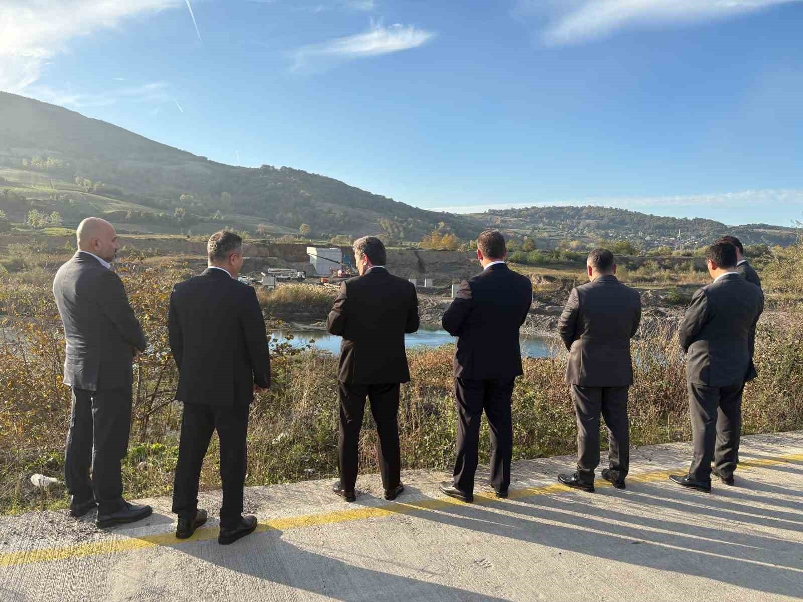 SAMSUN VALİSİ ORHAN TAVLI, BAFRA İLÇESİNDE KIZILIRMAK ÜZERİNDE DEVLET SU İŞLERİ (DSİ) TARAFINDAN...