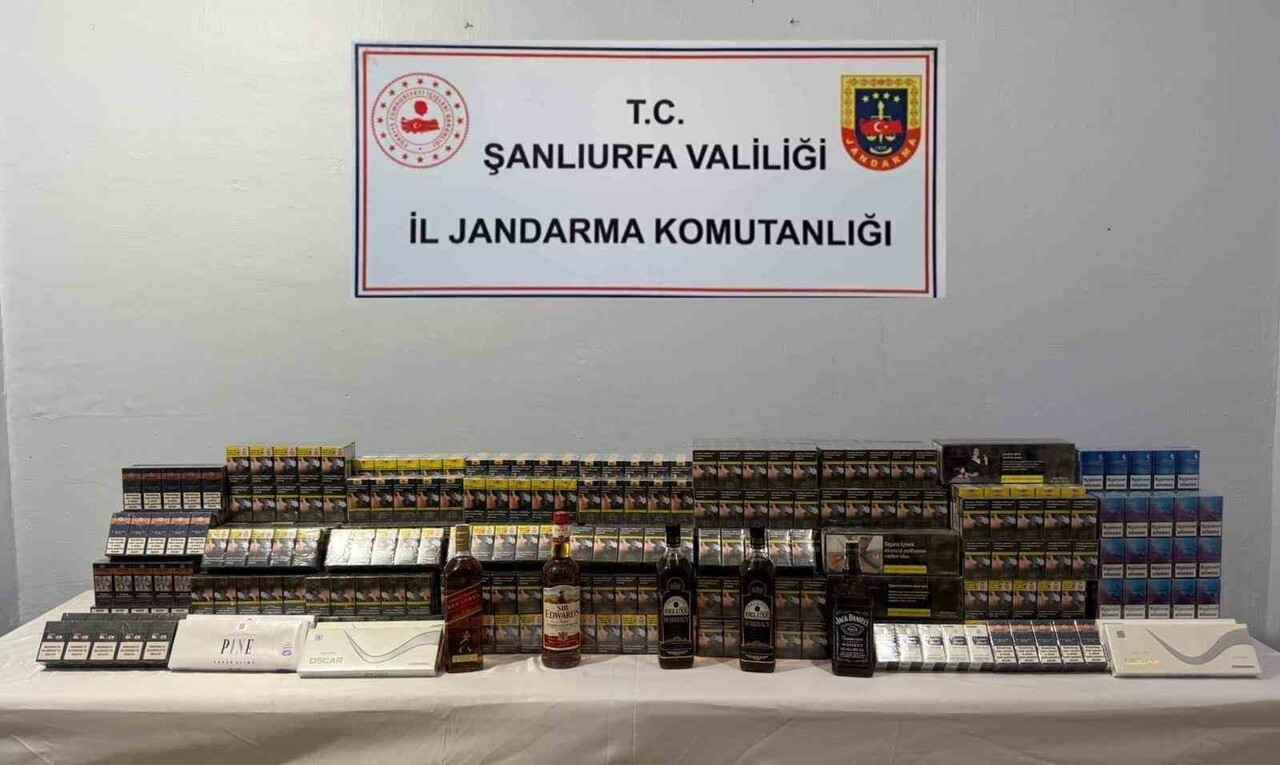 ŞANLIURFA’DA 3 BİN 800 PAKET KAÇAK SİGARA ELE GEÇİRİLDİ