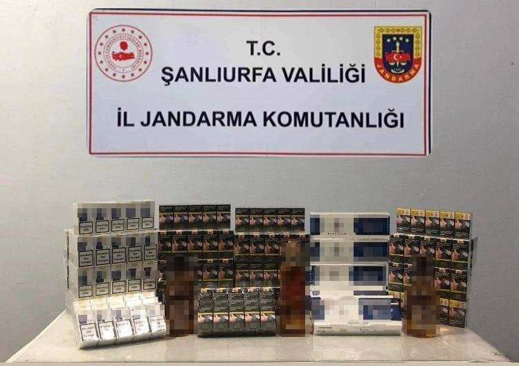 ŞANLIURFA’DA 5 BİN 210 PAKET KAÇAK SİGARA ELE GEÇİRİLDİ