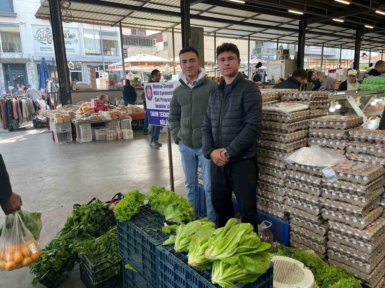 SARIGÖL MİLLİ EGEMENLİK ÇOK PROGRAMLI ANADOLU LİSESİ TARIM TEKNOLOJİLERİ BÖLÜMÜ ÖĞRENCİLERİ...