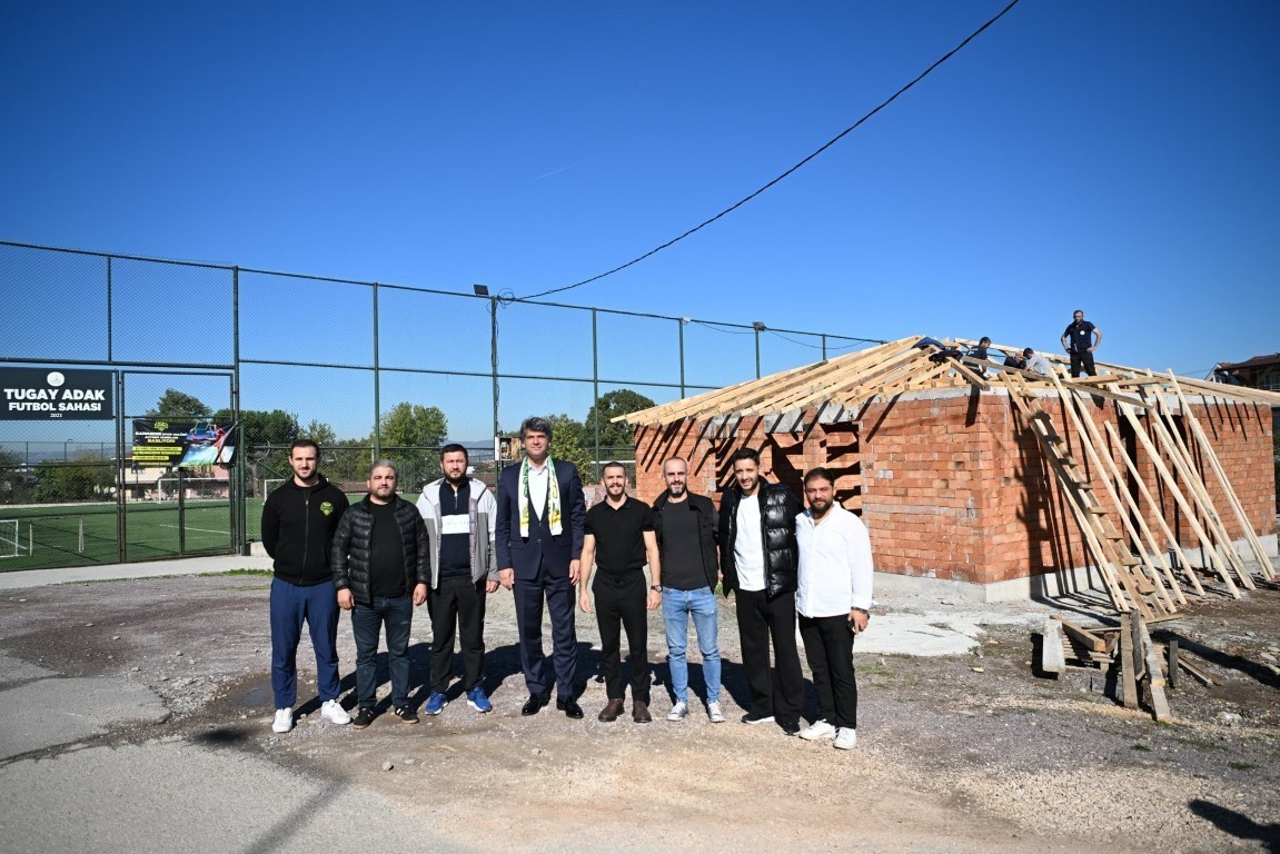 SARIMEŞE SPOR KULÜBÜ, TUGAY ADAK SPOR SAHASI YANINDA İNŞA EDİLEN MODERN TESİSİNE KAVUŞMAK İÇİN GÜN...