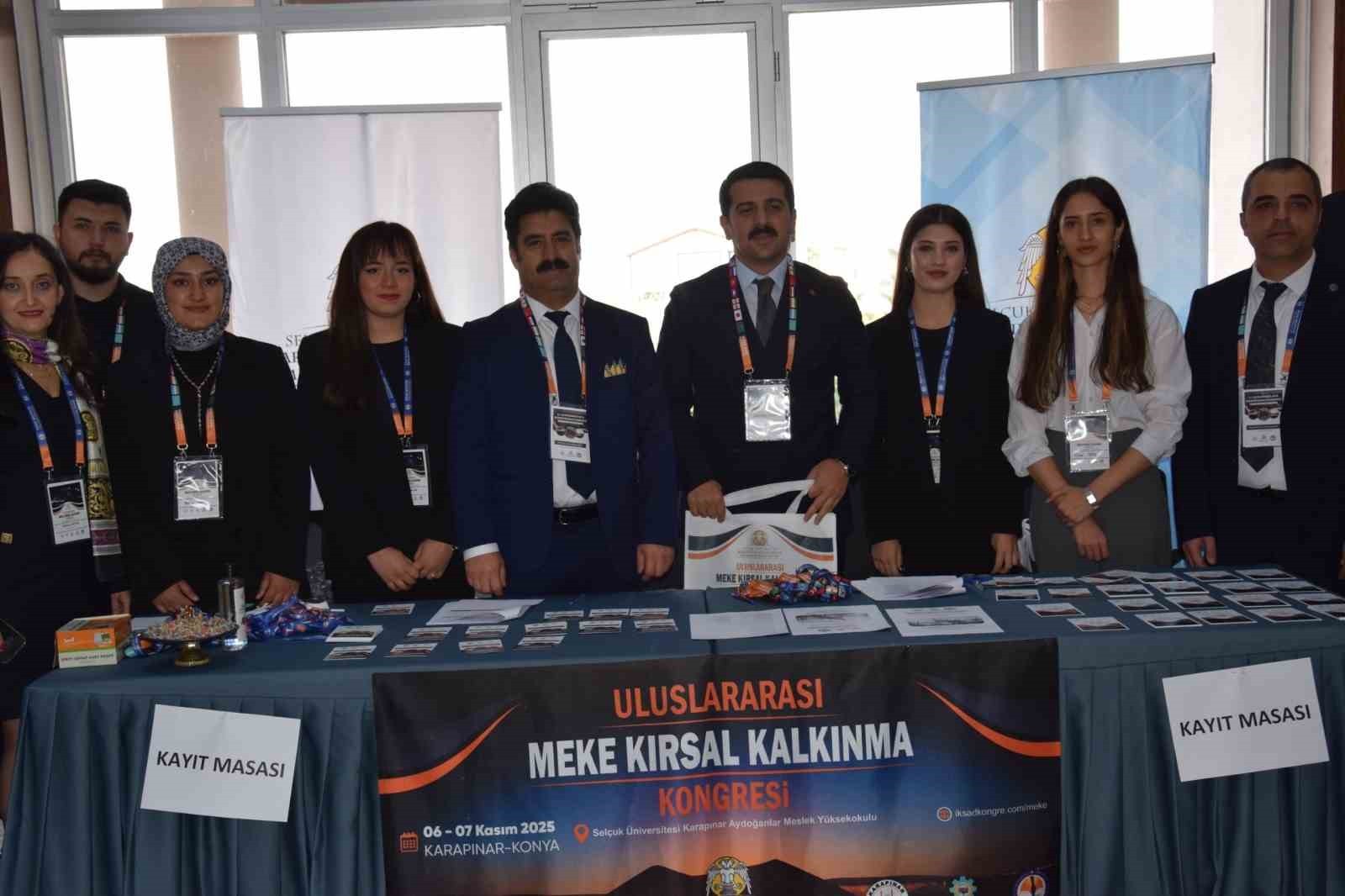 SELÇUK ÜNİVERSİTESİ KARAPINAR AYDOĞANLAR MESLEK YÜKSEKOKULU TARAFINDAN 'MEKE KIRSAL KALKINMA...