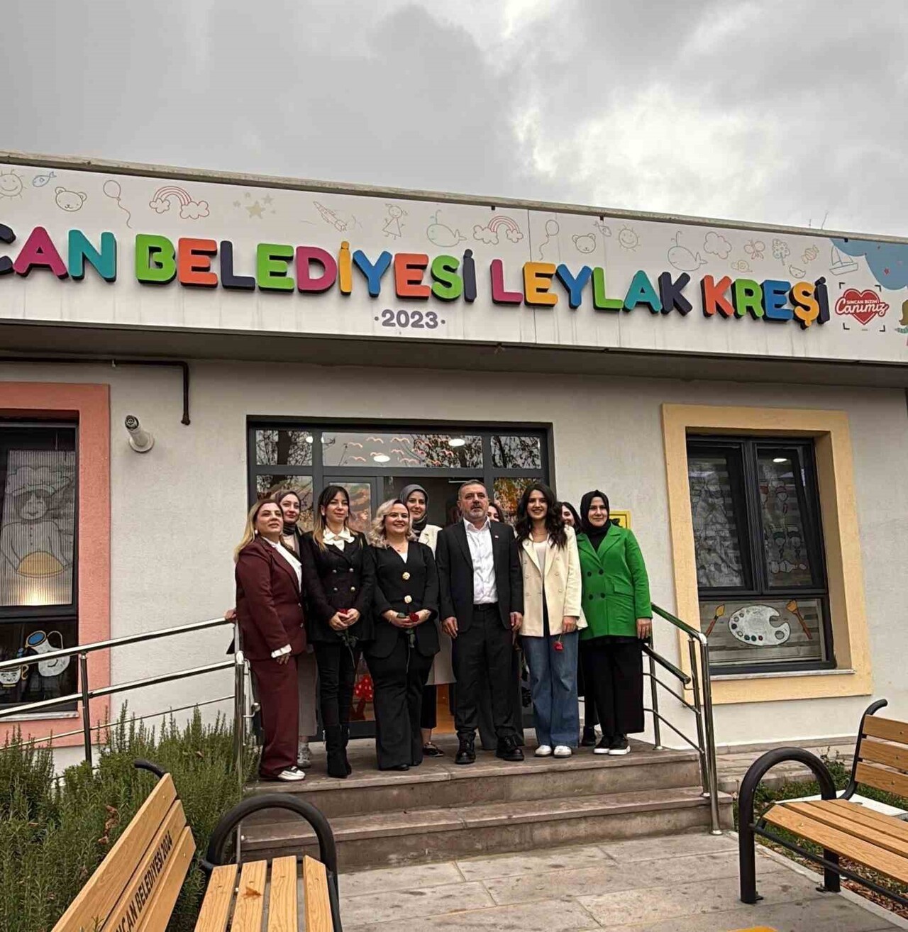 SİNCAN BELEDİYE BAŞKANI MURAT ERCAN, ÖĞRETMENLER GÜNÜ DOLAYISIYLA BELEDİYE KREŞLERİNİ ZİYARET...