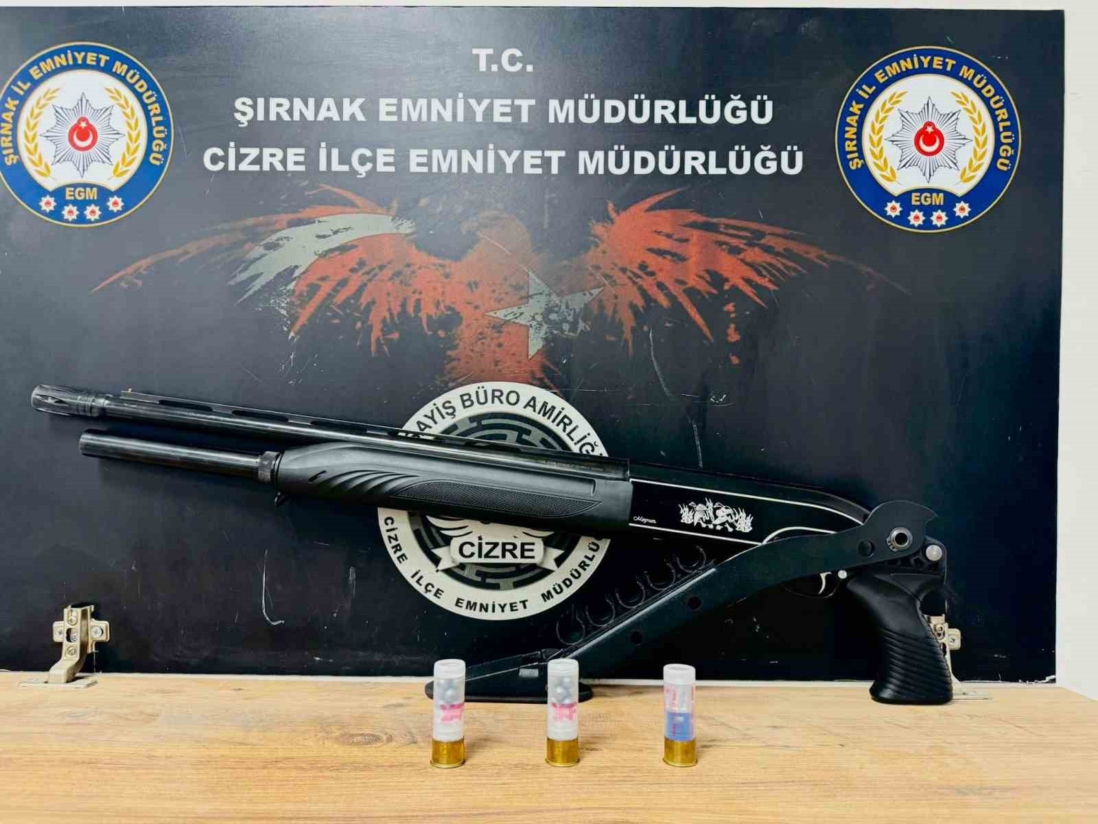 ŞIRNAK’IN CİZRE İLÇESİNDE BİR EVE DÜZENLENEN SİLAHLI SALDIRININ FAİLİ YAKALANDI.