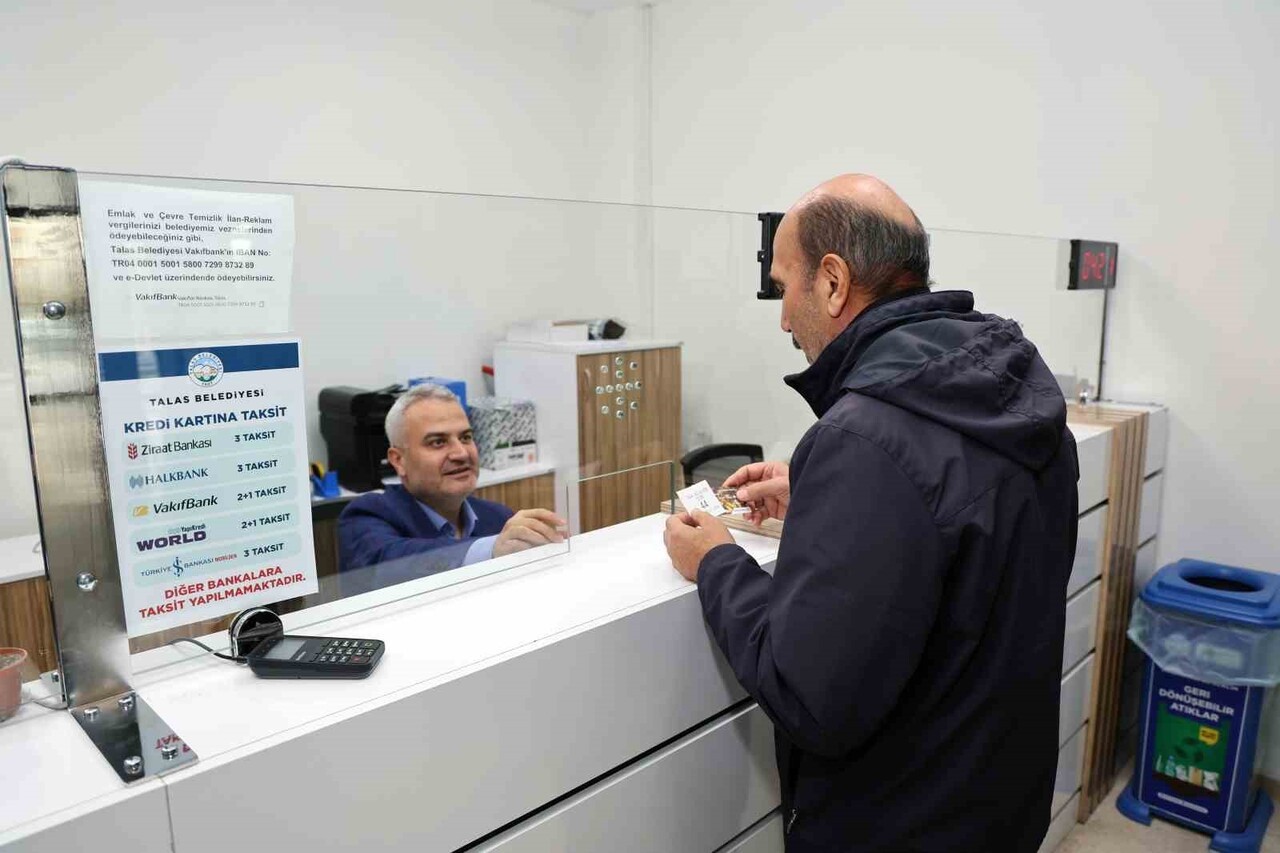 TALAS BELEDİYESİNDE EMLAK VERGİSİ, ÇEVRE TEMİZLİK VERGİSİ İLE İLAN VE REKLAM VERGİLERİNİN 2025...