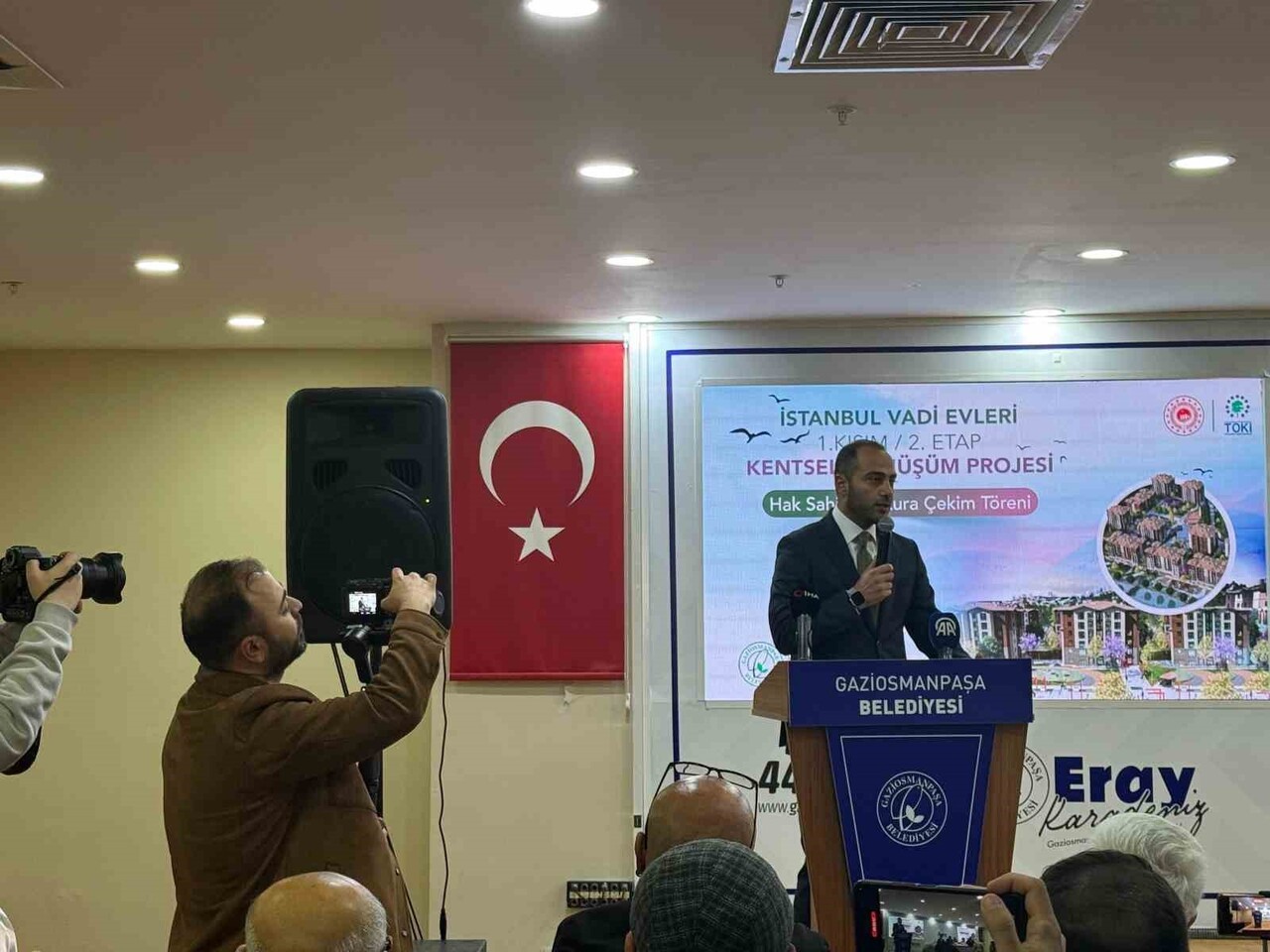 TÖRENDE GAZİOSMANPAŞA BELEDİYE BAŞKAN VEKİLİ ERAY KARADENİZ BİR KONUŞMA YAPTI