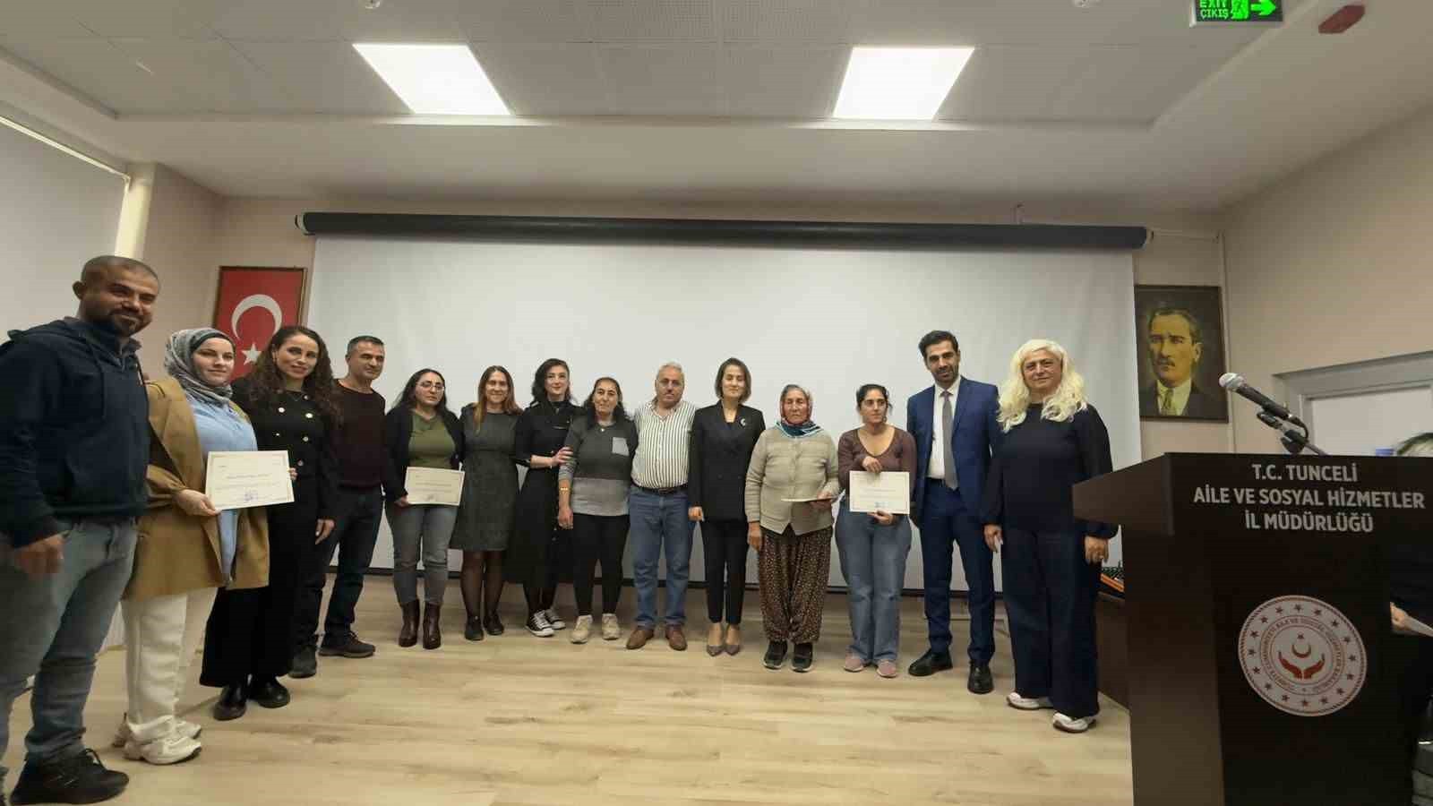 TUNCELİ AİLE VE SOSYAL HİZMETLER İL MÜDÜRLÜĞÜ TARAFINDAN DÜZENLENEN ETKİNLİKLERLE, KORUYUCU AİLE...