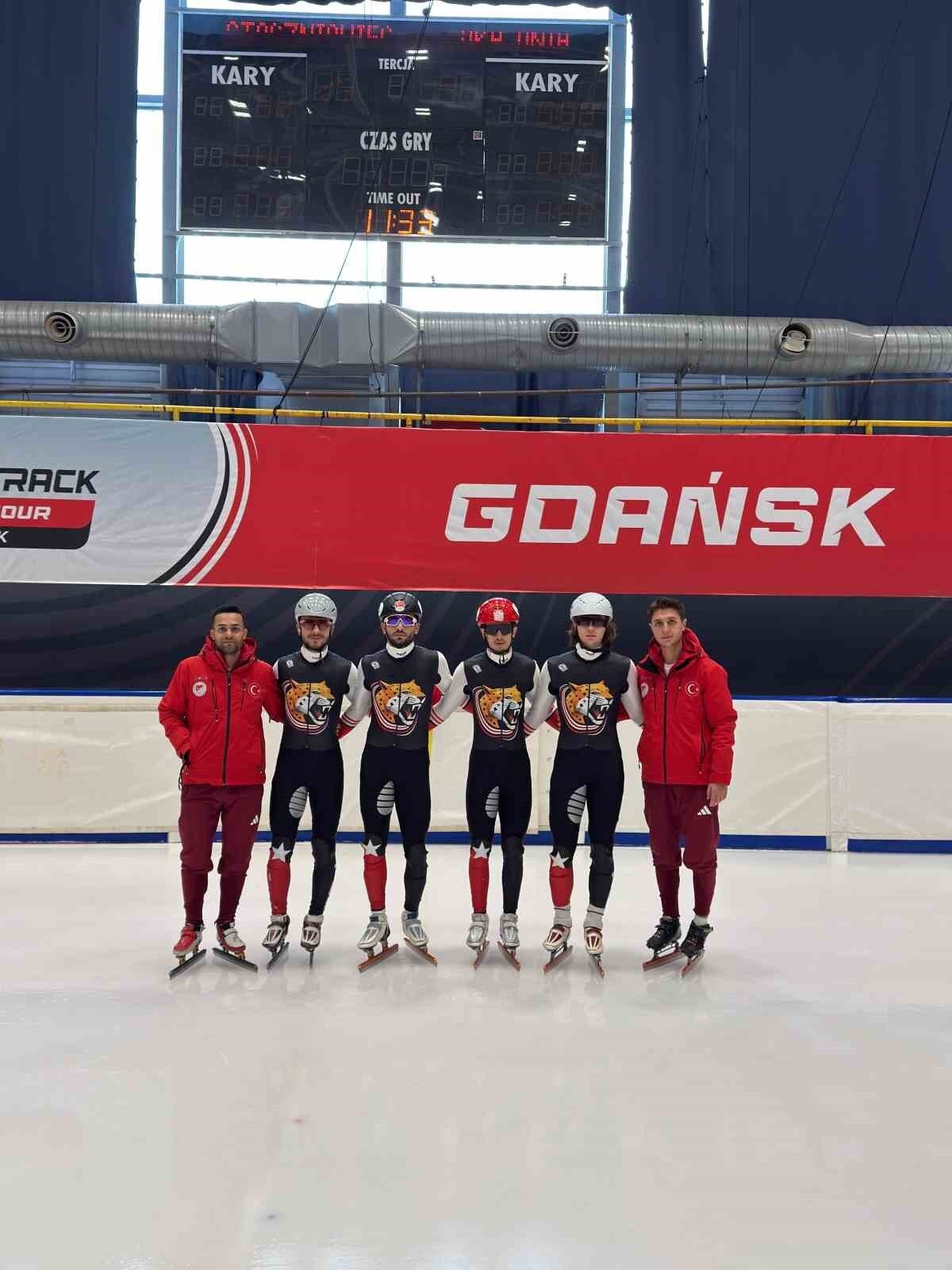TÜRKİYE BUZ PATENİ FEDERASYONU BÜNYESİNDE ÇALIŞMALARINI SÜRDÜREN SHORT TRACK MİLLİ TAKIMI...