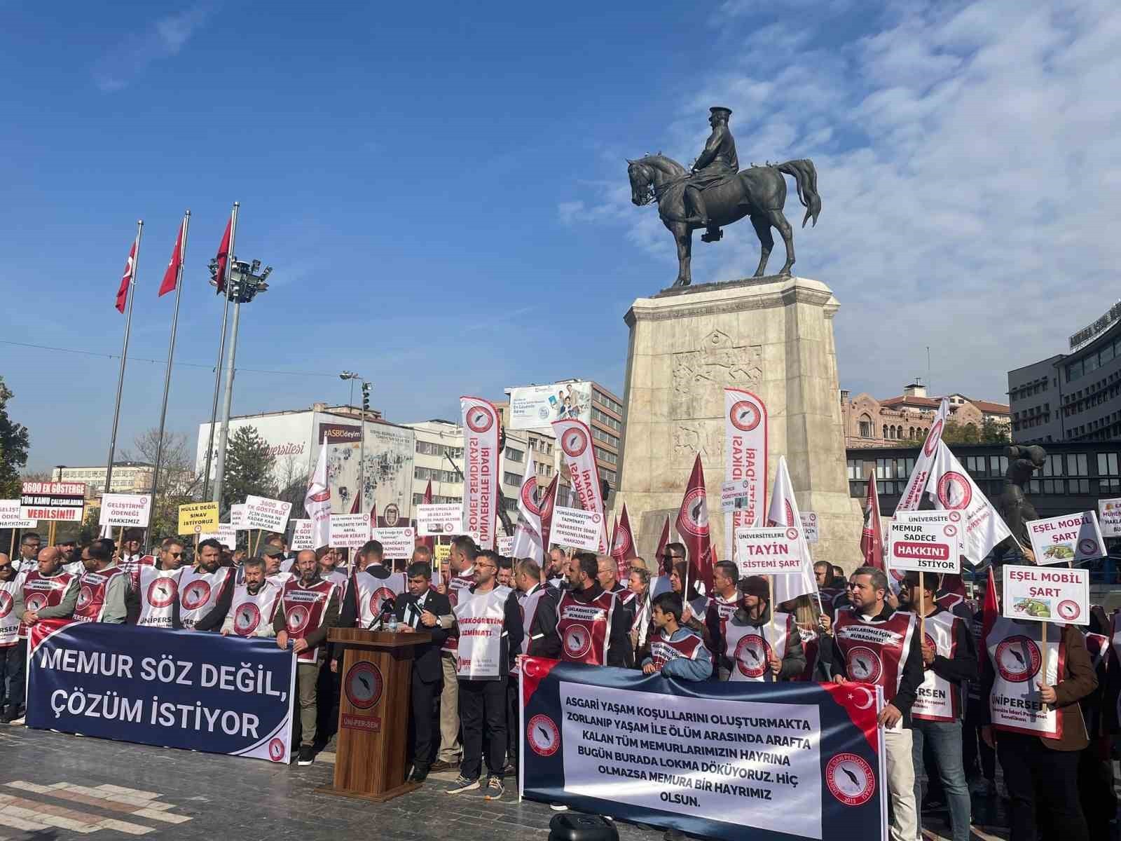 ÜNİVERSİTE İDARİ PERSONEL SENDİKASI (ÜNİPERSEN) GENEL BAŞKANI İBRAHİM GÜZEL, "TÜM MEMURLARIMIZIN...