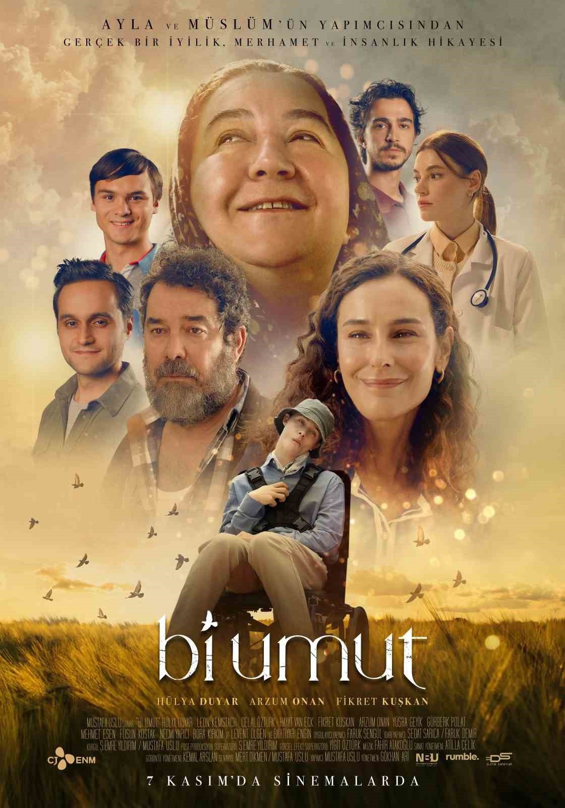 USTA OYUNCULARLA DOLU GERÇEK BİR İYİLİK, MERHAMET VE İNSANLIK HİKAYESİ Bİ UMUT FİLMİNİN GALASI...