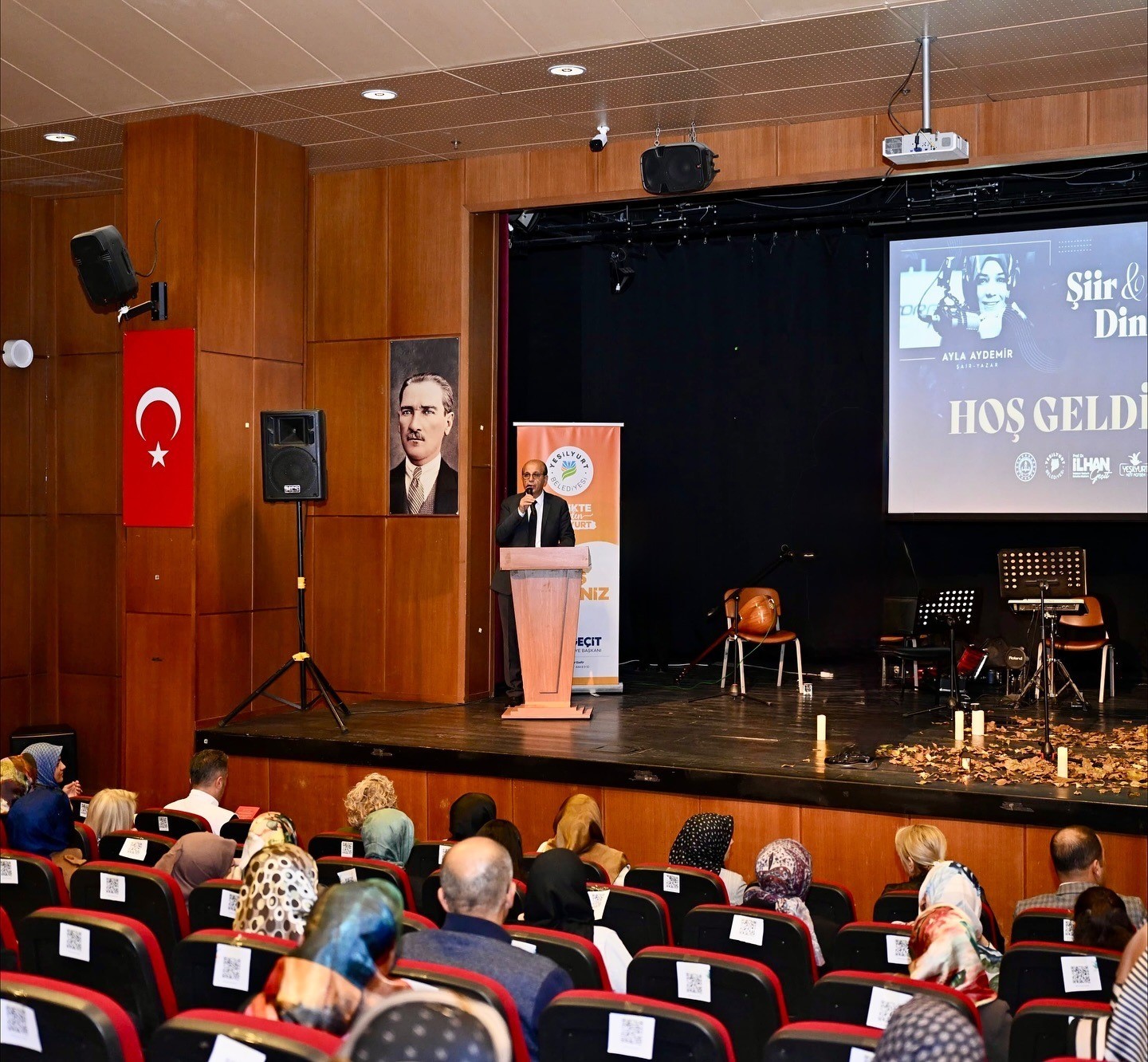 YEŞİLYURT KENT KONSEYİ TARAFINDAN DÜZENLENEN VE ŞAİR-YAZAR AYLA AYDEMİR’İN KONUK OLDUĞU "ŞİİR VE...