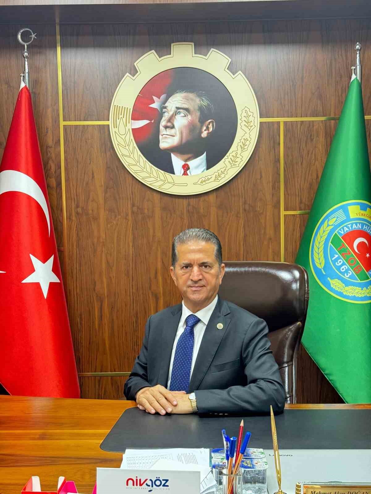 YÜREĞİR ZİRAAT ODASI BAŞKANI MEHMET AKIN DOĞAN, BİRÇOK ÜRÜNLERİNDE HALA VAHŞİ SULAMA YAPILARAK SU...