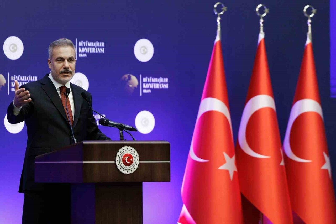 16. BÜYÜKELÇİLER KONFERANSI SON GÜNÜNDE CUMHURBAŞKANI YARDIMCISI CEVDET YILMAZ VE DIŞİŞLERİ BAKANI...