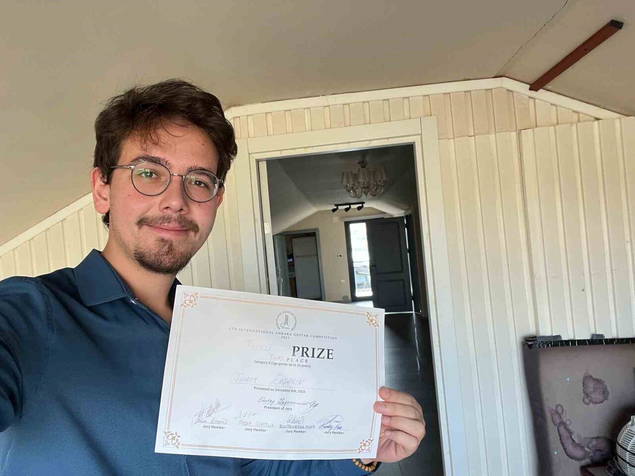 4. ULUSLARARASI ANKARA GİTAR FESTİVALİ - TAMAY ERŞAHİN - ÖDÜL