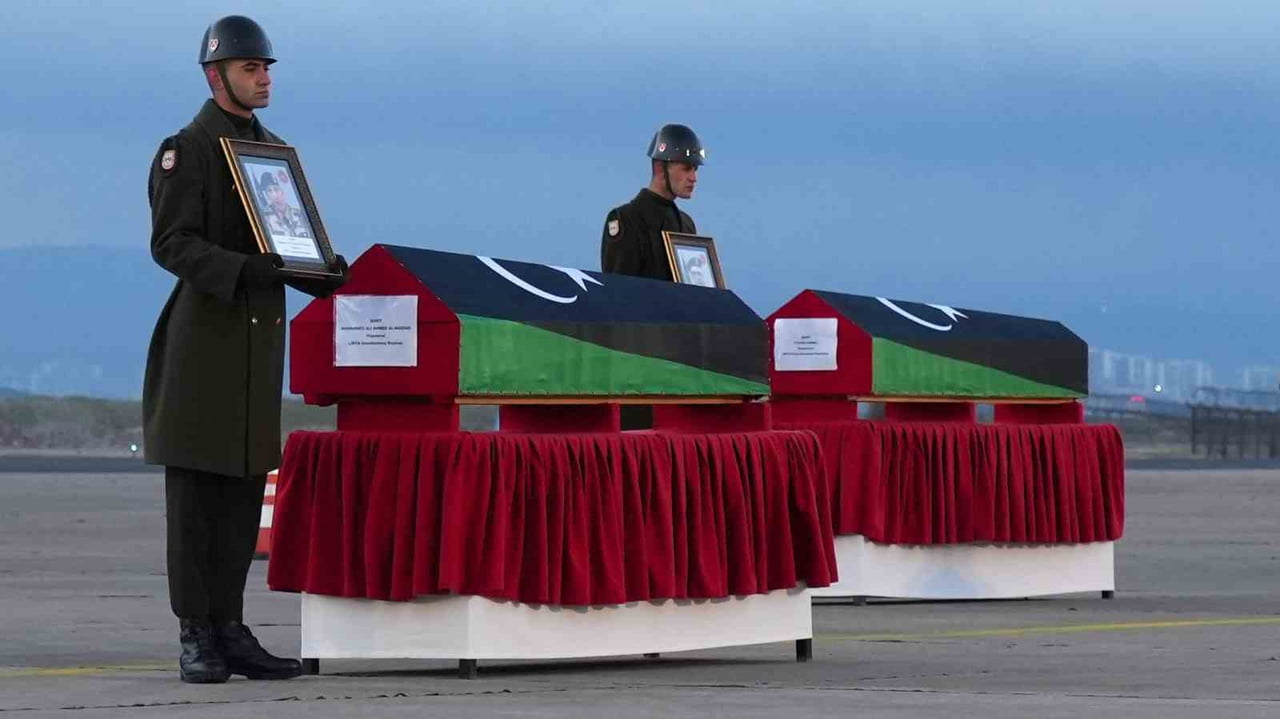 ANKARA'DAKİ UÇAK KAZASINDA HAYATINI KAYBEDEN LİBYA GENELKURMAY BAŞKANI MUHAMMED ALİ EL HADDAD VE...