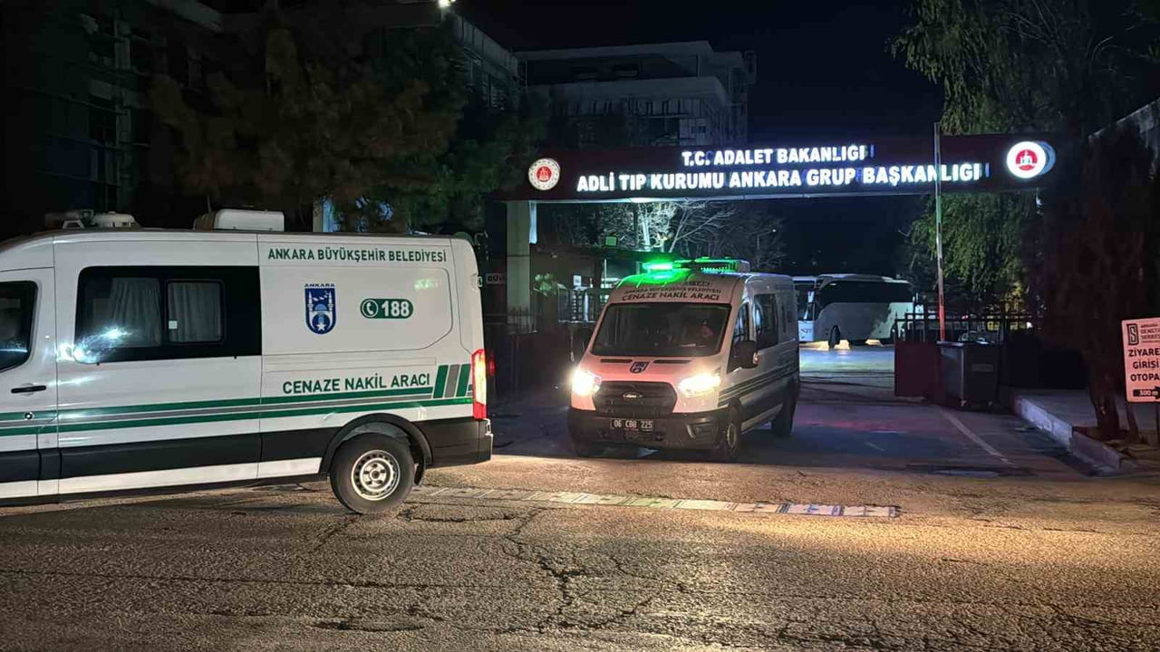 ANKARA’NIN HAYMANA İLÇESİNDE DÜŞEN UÇAKTA HAYATINI KAYBEDEN LİBYA HEYETİNİN ADLİ TIP KURUMU’NDAKİ...