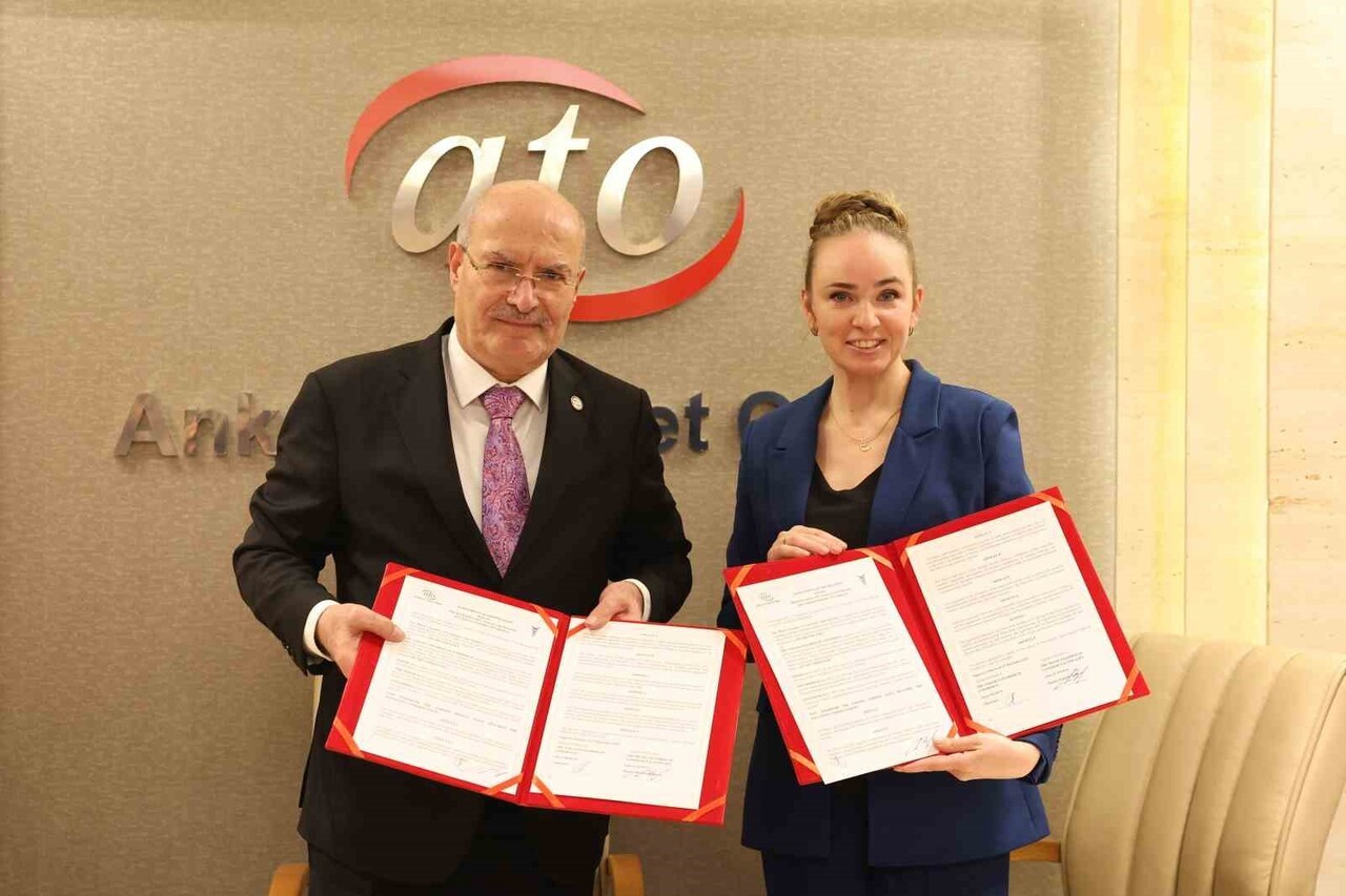 ANKARA TİCARET ODASI (ATO) YÖNETİM KURULU BAŞKANI GÜRSEL BARAN, TÜRKİYE İLE BELARUS ARASINDAKİ...