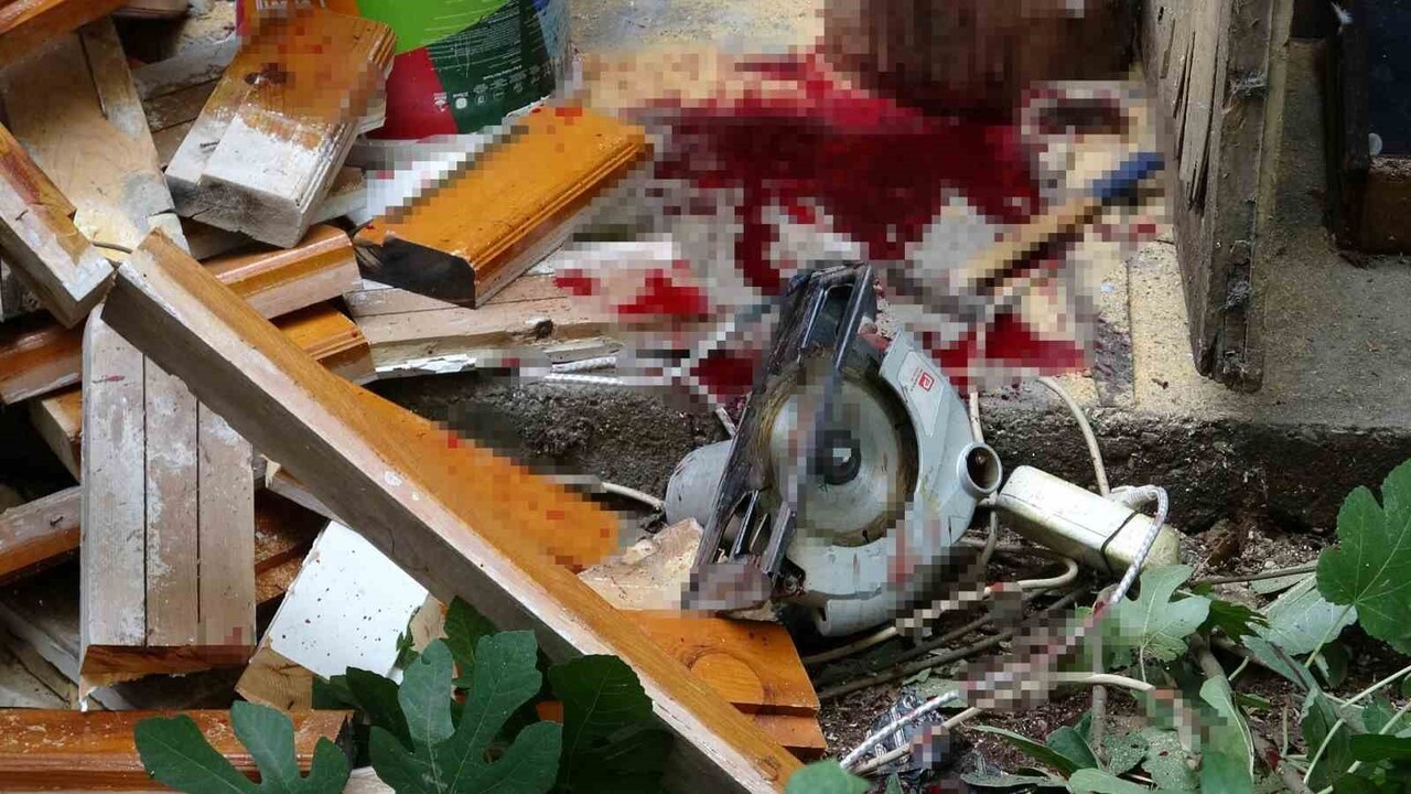 ANTALYA'DA ODUNLUKTA BULUNAN AĞAÇLARI ELEKTRİKLİ TESTERE İLE KESMEK İSTEYEN YAŞLI ADAM BACAĞINI...