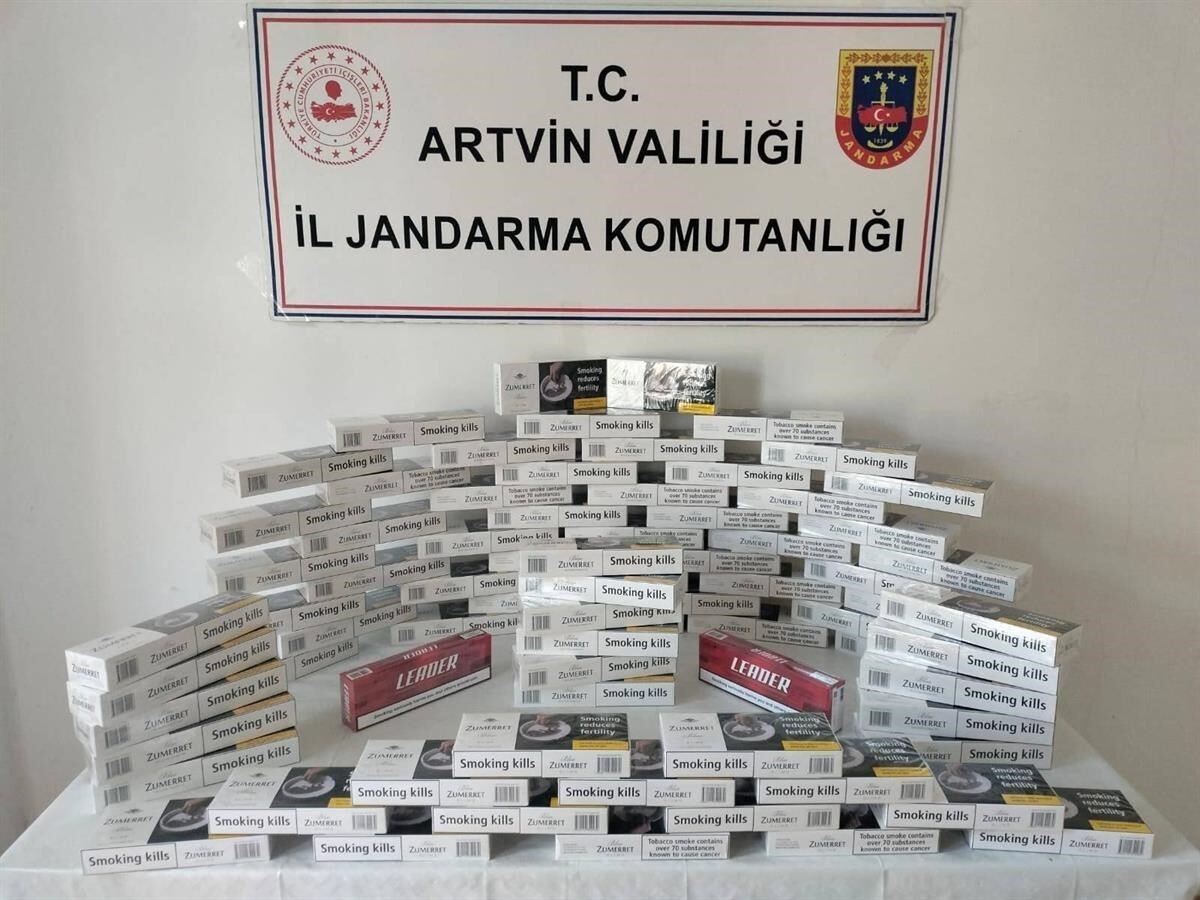 ARTVİN İL JANDARMA KOMUTANLIĞI, KASIM AYINDA GERÇEKLEŞTİRDİĞİ OPERASYONLARDA PİYASA DEĞERİ 1...
