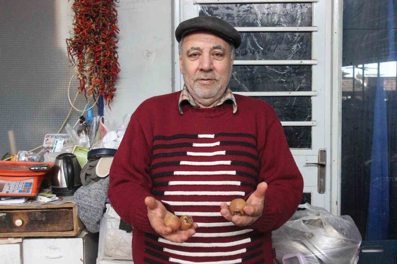 AYDIN'IN BOZDOĞAN İLÇESİNDE PAZARCILIK YAPAN EROL MERAL, SONBAHAR VE KIŞ AYLARINDA SIKÇA TÜKETİLEN...