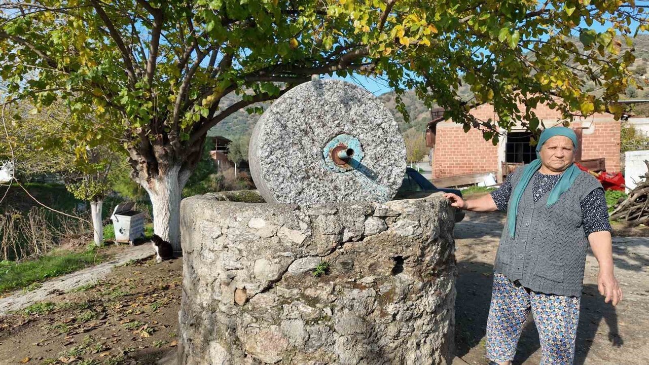 AYDIN’IN İNCİRLİOVA İLÇESİNE BAĞLI AKÇEŞME MAHALLESİ’NDE BULUNAN ASIRLIK TAŞ DEĞİRMEN, GELİŞEN...