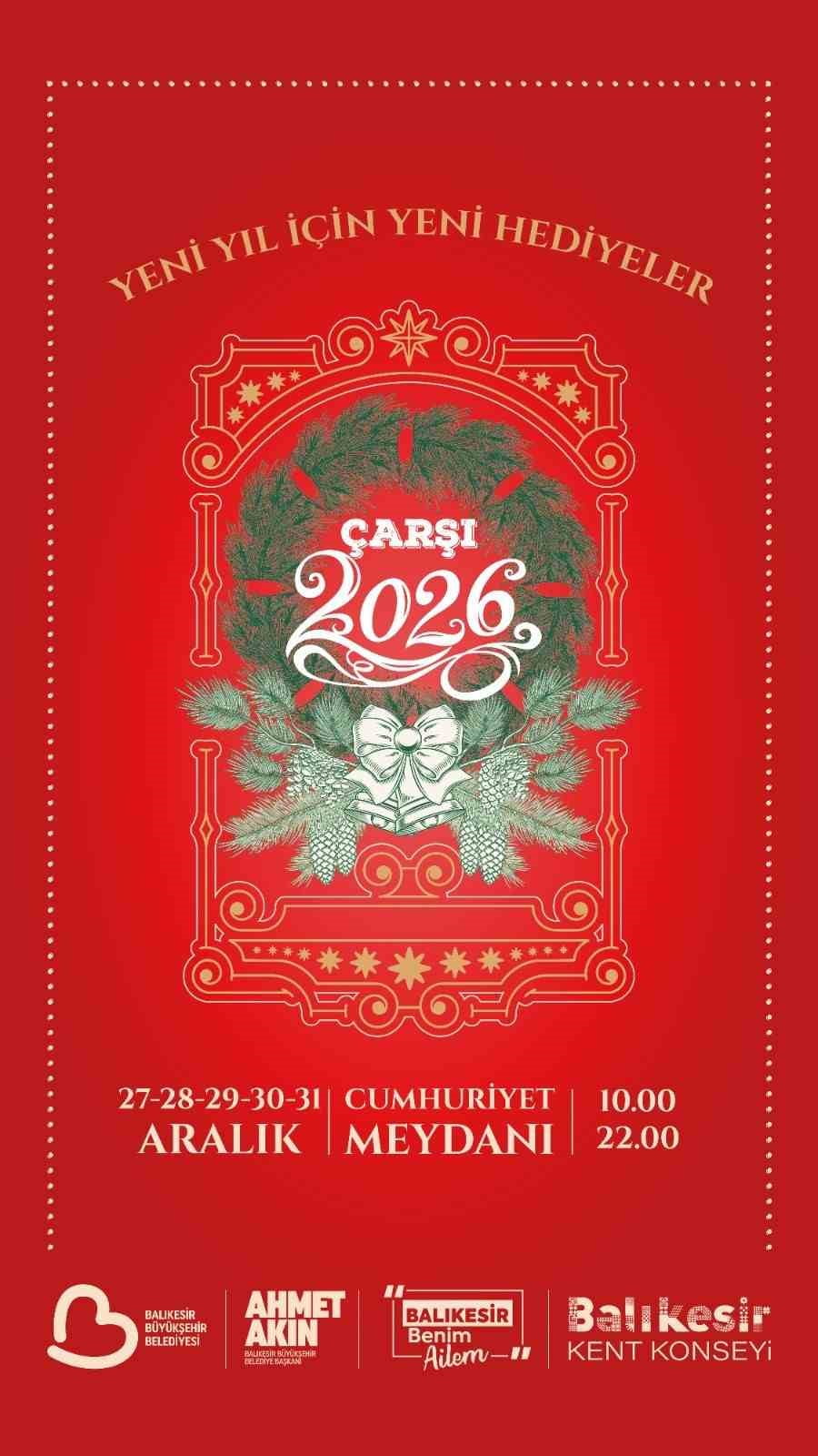 BALIKESİR BÜYÜKŞEHİR BELEDİYESİ VE BALIKESİR KENT KONSEYİ İŞ BİRLİĞİYLE 27-31 ARALIK TARİHLERİNDE...