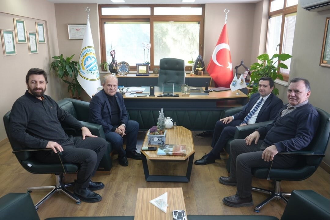 BALIKESİR’İN HAVRAN KAYMAKAMI MUHAMMED EVLİCE, EDREMİT TİCARET ODASI'NI (ETO) ZİYARET ETTİ.