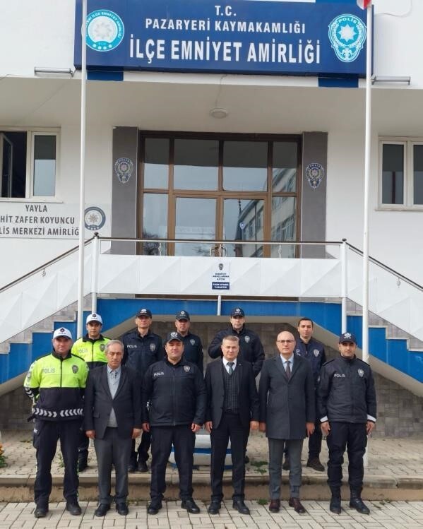 BİLECİK EMNİYET MÜDÜRÜ ŞENER'DEN PAZARYERİ'NDE DENETİM