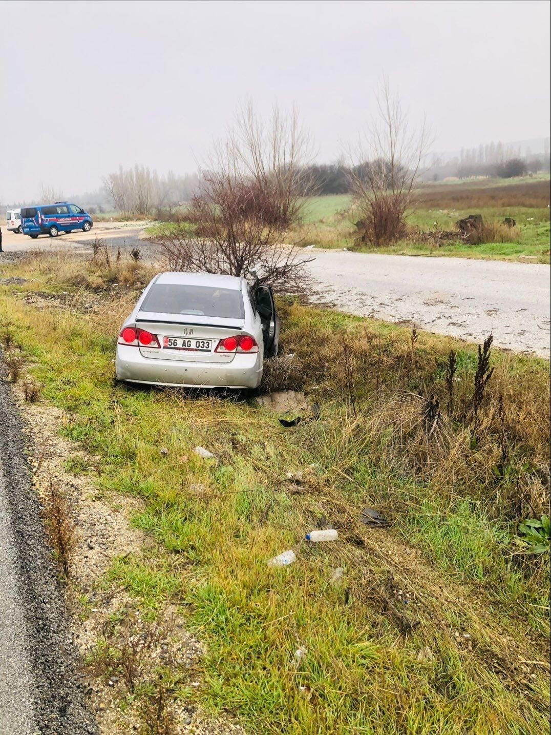 BİLECİK’TE TRAFİK KAZASI: 2 YARALI