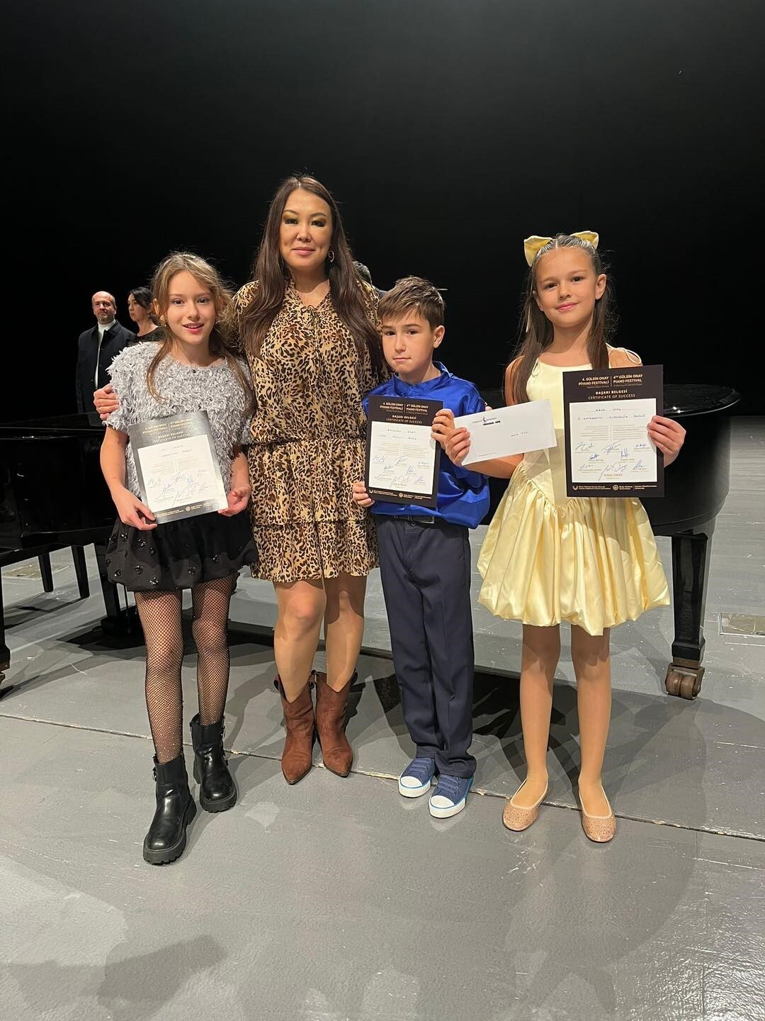 BİLECİKLİ ÖĞRENCİLER KIBRIS’TAKİ PİYANO FESTİVALİNDEN ÖDÜLLE DÖNDÜ