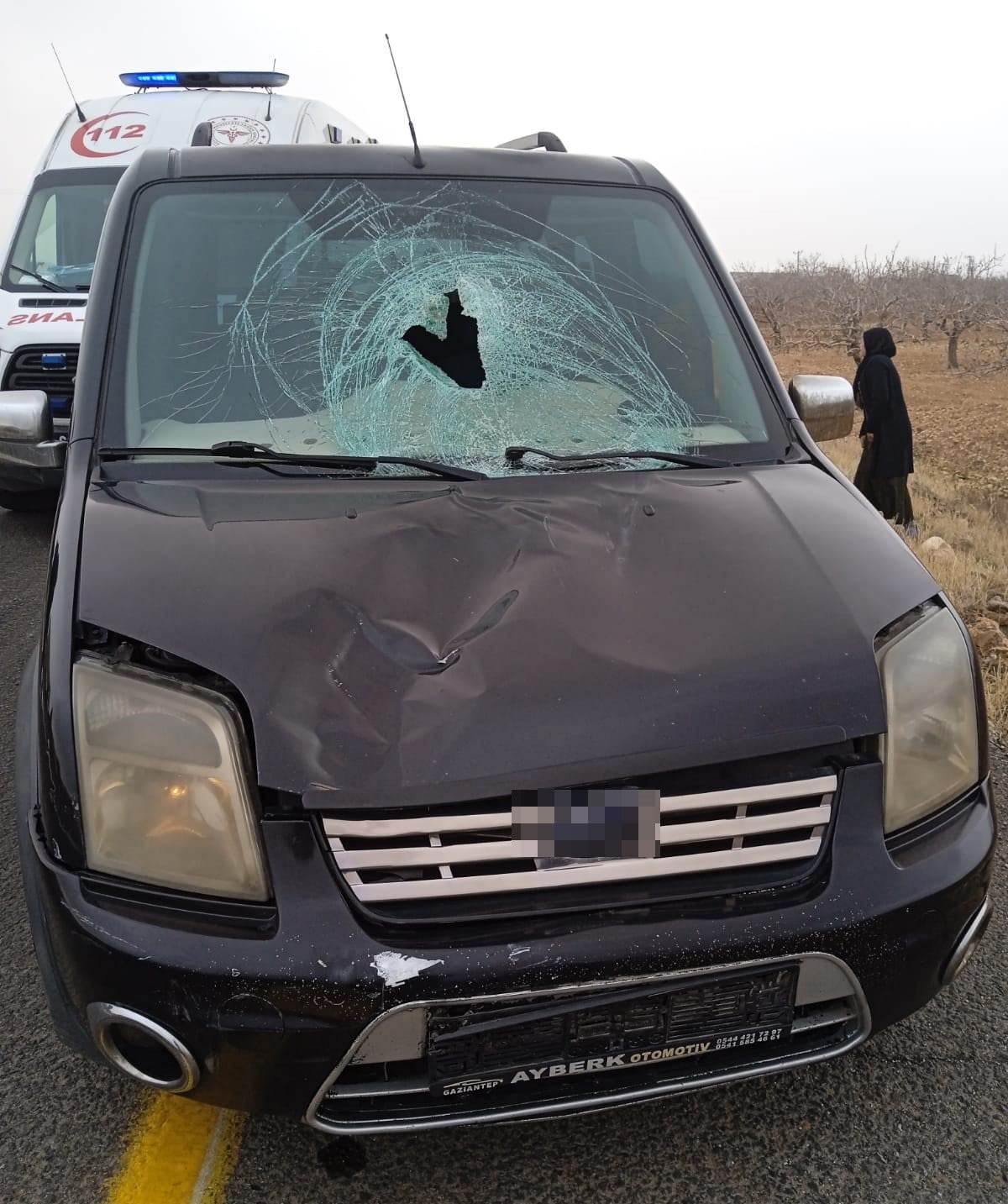 BİRECİK İLÇESİNDE MEYDANA GELEN TRAFİK KAZASINDA 15 YAŞINDAKİ YAYA AĞIR YARALANDI.