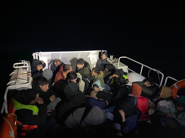 BODRUM’DA 39 GÖÇMEN YAKALANDI