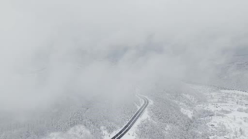 Bolu Dağı'nda ulaşım açık, manzara kartpostallık