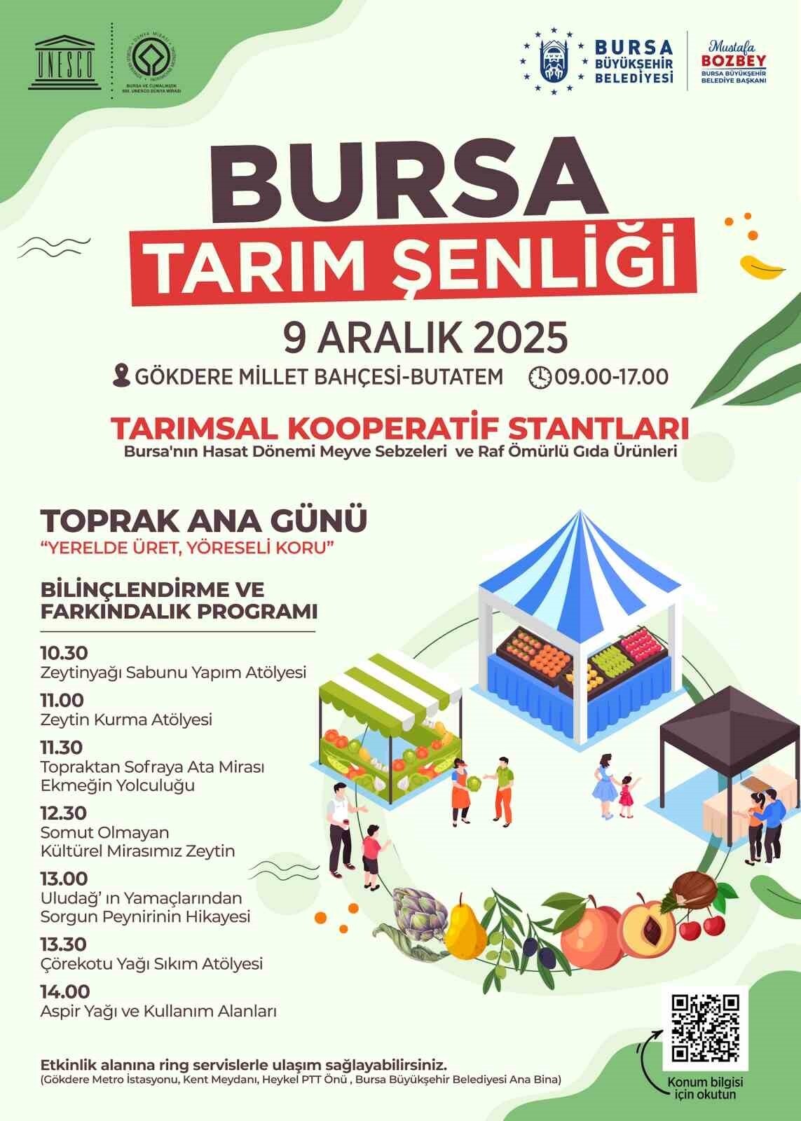 BURSA BÜYÜKŞEHİR BELEDİYESİ, KIRSAL KALKINMAYI DESTEKLEMEYE, SÜRDÜRÜLEBİLİR ÜRETİMİ GÜÇLENDİRMEYE...