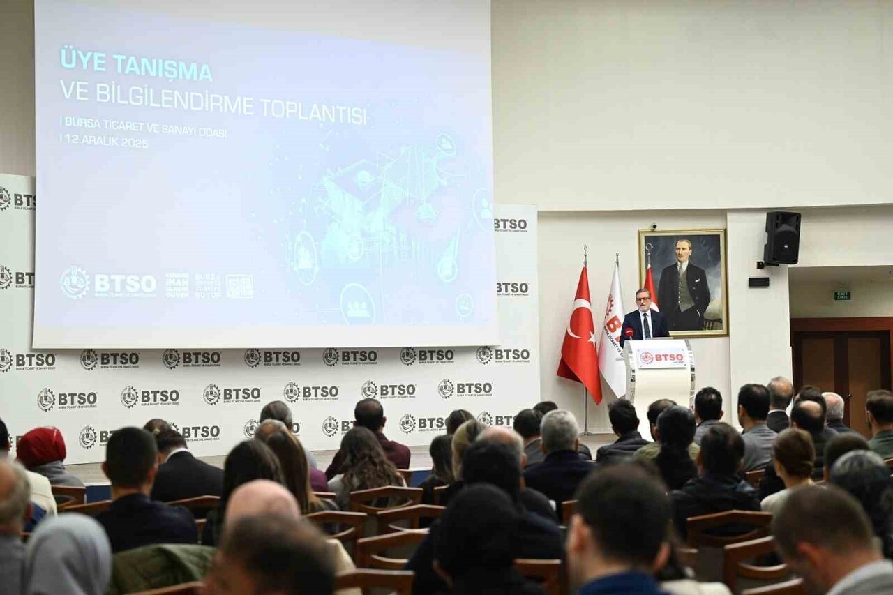 BURSA TİCARET VE SANAYİ ODASI (BTSO) YÖNETİM KURULU BAŞKANI İBRAHİM BURKAY, ODA’NIN YENİ...