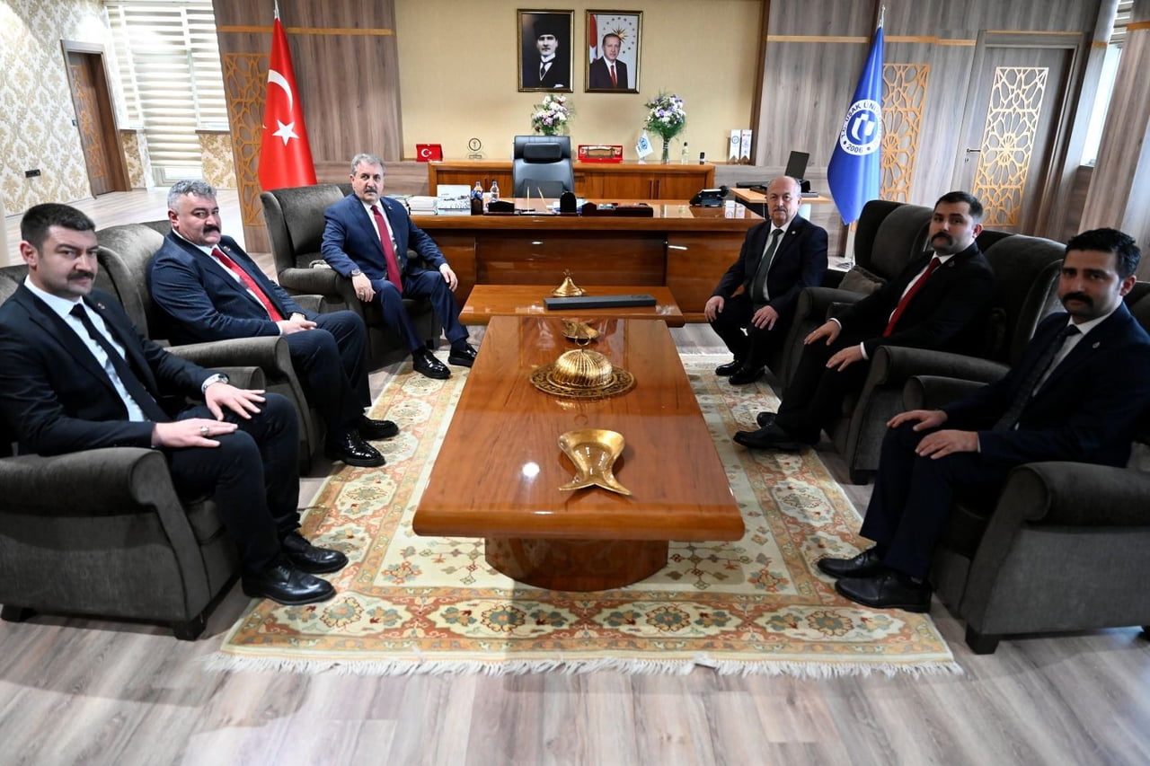 BÜYÜK BİRLİK PARTİSİ (BBP) GENEL BAŞKANI MUSTAFA DESTİCİ, REKTÖR PROF. DR. AHMET DEMİR’E HAYIRLI...