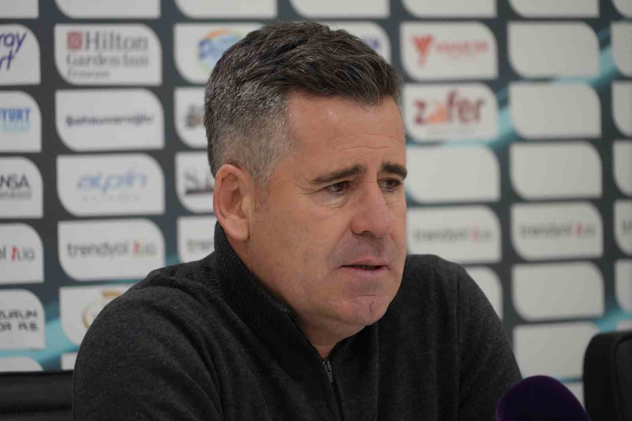 ÇORUM FK TEKNİK DİREKTÖRÜ HÜSEYİN EROĞLU, 1-0 MAĞLUP BİTİRDİKLERİ ERZURUMSPOR FK MAÇININ ARDINDAN...