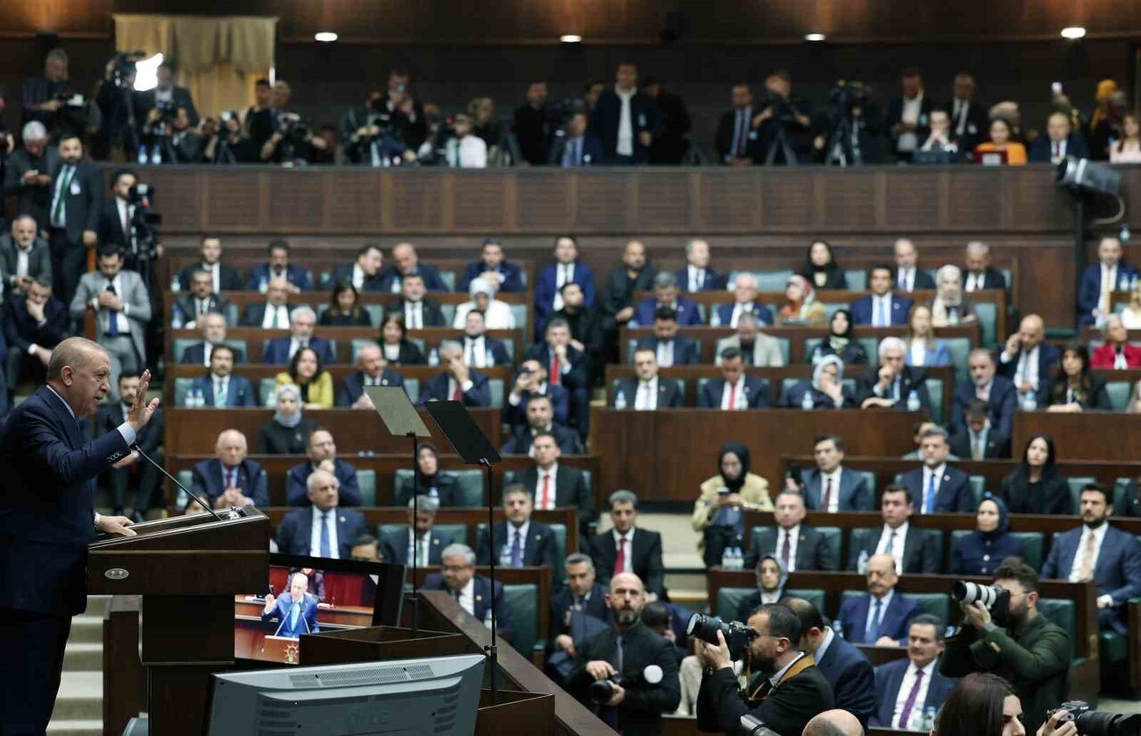 CUMHURBAŞKANI ERDOĞAN, AK PARTİ GRUP TOPLANTISI'NDA KONUŞTU.
