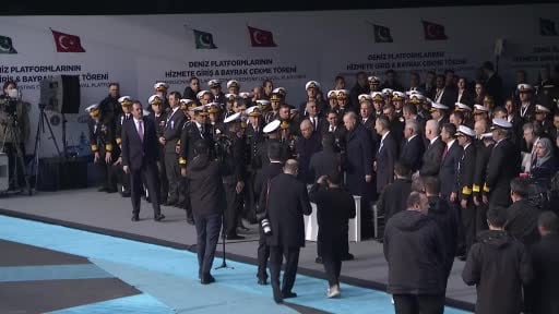 Cumhurbaşkanı Erdoğan: "Dünyada kendi savaş gemisini geliştirip denize indiren 10 ülkeden biri...