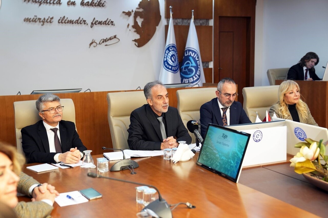 CUMHURBAŞKANI RECEP TAYYİP ERDOĞAN TARAFINDAN EGE ÜNİVERSİTESİ (EÜ) REKTÖRLÜĞÜ GÖREVİNE ATANARAK...