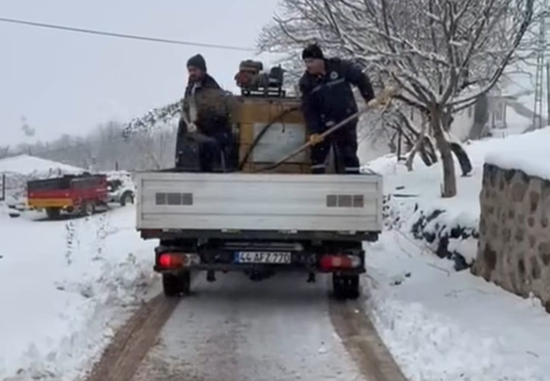 DARENDE’DE KAR ALARMI