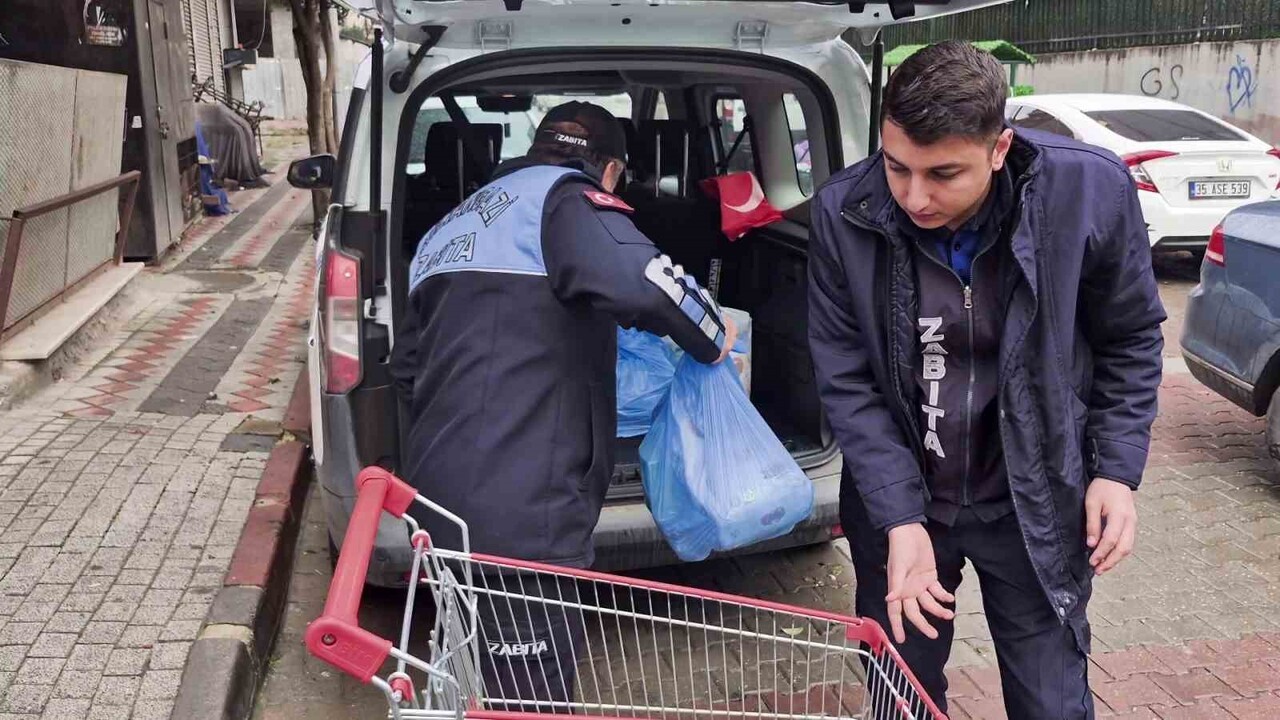 DENETİMDE ÇOK SAYIDA ÜRÜNE İMHA EDİLMEK ÜZERE EL KONULURKEN, MARKETE CEZAİ İŞLEM UYGULANDI