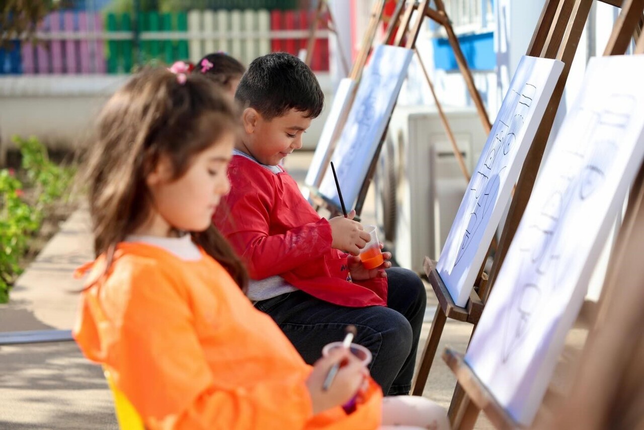 DİDİM’DE KREŞ ÖĞRENCİLERİNDEN RESİM ETKİNLİĞİ